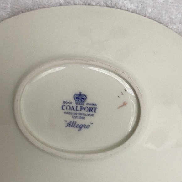 Vintage Coalport Allegro gravy server with Dish . Bone China made in England - Picture 5 of 5
